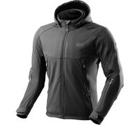 Rebelhorn Slash Softshell waterproof Motorcycle Textile Jacket, black, size M