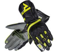 Rebelhorn ST II Long Ladies Motorcycle Gloves, black/grey/yellow, size XS