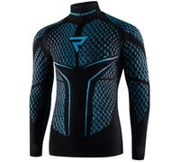 Rebelhorn Therm II Long Sleeve Shirt Motorbike Motorcycle Black Blue