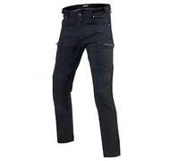 REBELHORN Urban III Motorcycle Jeans Men | Aramid Fiber Lining | Knee and Hip Protectors | Ventilation Holes | 7 Pockets | Loose Fit