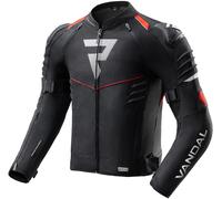 Rebelhorn Vandal 2 waterproof Motorcycle Textile Jacket, black/red, size 5XL