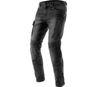 Rebelhorn Vandal Mono Motorcycle Jeans, black washed out, size 36/34