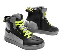 Rebelhorn Vandall II Motorcycle Casual Urban Boots - Grey / Fluo Yellow