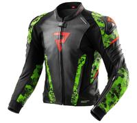 Rebelhorn Veloce Motorcycle Leather Jacket - Camo Green