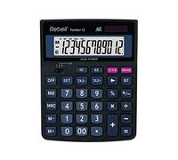 Rebell RE-PANTHER 12 BX 12 Digit Desktop Calculator Black RE-PANTHER 12 BX