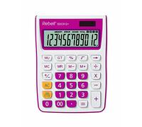 Rebell SDC912+ Stylish Desktop Calculator - Pink