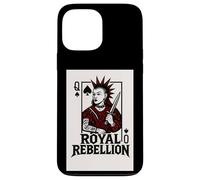 Rebellion Queen Of Spades Punk Rock Alternative Card Case for iPhone 13 Pro Max