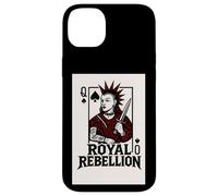 Rebellion Queen Of Spades Punk Rock Alternative Card Case for iPhone 14 Plus
