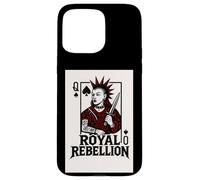 Rebellion Queen Of Spades Punk Rock Alternative Card Case for iPhone 15 Pro Max