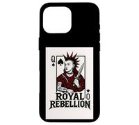 Rebellion Queen Of Spades Punk Rock Alternative Card Case for iPhone 16 Pro Max