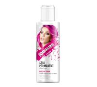 Rebellious Colours 100% Vegan Semi Permanent Hair Dye Colour (100ml), bright Neon shades that glow under UV Blacklight, Vegan & Cruelty free (Neon UV Pink)