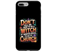 Rebellious Witch Quote Sarcastic Moon Phases Design Case for iPhone 7 Plus/8 Plus
