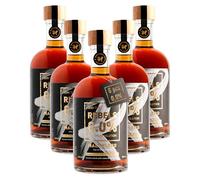 REBELS 0.0% Alcohol-Free Whiskey Alternative Malt Blend | Double Distilled for Intense Aroma | Truly 0.0% | Crafted in Switzerland | Vegan | 500 ml x 6packs