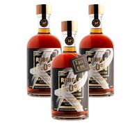 REBELS 0.0% Alcohol-Free Whiskey Alternative Malt Blend | Double Distilled for Intense Aroma | Truly 0.0% | Crafted in Switzerland | Vegan | 500 ml x 3packs