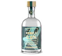 REBELS 0.0% Botanical Dry | Alcohol-Free Gin Alternative | Double Distilled | Award-Winning Taste | Vegan, Sugar-Free | 500 ml