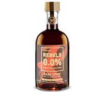 REBELS 0.0% Dark Spice | Alcohol-Free Rum Alternative 500 ml | Double Distilled for Intense Aroma | Oakwood & Sugarcane | Award-Winning Taste | Truly 0.0% | Vegan & Low-Calorie