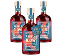 REBELS 0.0% Dolce Spritz | Alcohol-Free Spritz | Double-Distilled for Intense Aroma| Vegan Natural Botanicals | Mocktails | 500ml x 3packs