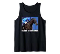 Rebel's Romance Horse, Horse Racing, Del Mar, Santa Anita Tank Top
