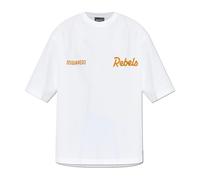 Rebels T-shirt - male - Dsquared2 - T-Shirts - White - M - Tops M