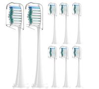 Rebeool Sensitive Replacement Brush Heads Compatible with Philips Sonicare 7900 Electric Toothbrush, Medium Softness Bristles for Delicate Cleaning - Protective 4300 Brush Head x8