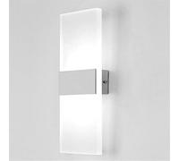 Rebirth Acrylic Wall Lights LED 12W Modern Minimalist Wall Lamp丨Aluminum alloy Stripe Wall Sconce Light Fixture丨Decorative Home Interior Lighting Fixtures for Living Room Bedroom Corridor Hallway