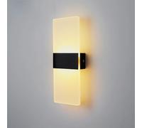 Rebirth Acrylic Wall Lights LED 12W Modern Minimalist Wall Lamp丨Aluminum alloy Stripe Wall Sconce Light Fixture丨Decorative Home Interior Lighting Fixtures for Living Room Bedroom Corridor Hallway