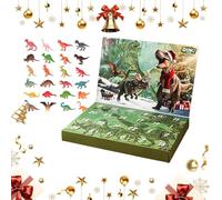 Rebirth | Christmas Dinosaur Advent | 24 Days Kids Christmas Countdown Calendar Toy,Glow-in-the-dark Dinosaur Gift Box For Boys And Girls Lovers
