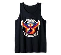 Rebirth In Progress Pardon The Ashes Phoenix Rising Reborn Tank Top