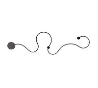 Rebirth Snake Shaped Wall Sconce Home Modern Creative Light Track Arc Shape LED Wall Lighting Fixture Minimalist Linear Wash Wall Lamp Indoor Wall Mounted or Ceiling