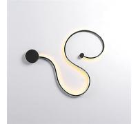 Rebirth Snake Shaped Wall Sconce Home Modern Creative Light Track Arc Shape LED Wall Lighting Fixture Minimalist Linear Wash Wall Lamp Indoor Wall Mounted or Ceiling