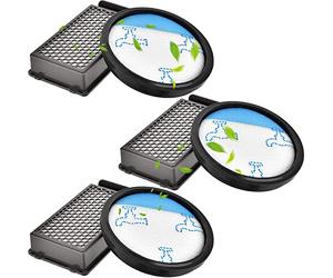 Rebirthcare 3 Pack HEPA Filter Set for Rowenta Cyclonic Power Series RO3731EA / RO3753EA / RO3786EA Compact Power Cyclonic Vacuum Cleaners Compare ZR005901