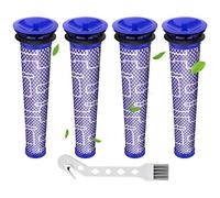 Rebirthcare 4 pack filter for dyson dc58 dc59 v6 v7 v8 sv03 animal vacuum, washable pre montor filter head for dyson vacuum cleaners, 4 filters replacements part # 965661-01