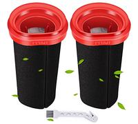 Rebirthcare filters for bosch flexxo serie 4 filter bbh32101 bbh3zoo25 bbh3petgb bbh3211gb 25.2v /21.6v wireless vacuum cleaner replacement, 2 piece, replaces # 12026520