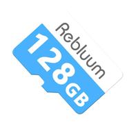 Rebluum Micro 128GB SD Card for Security Cameras, Read 90MB/sec, Write 25MB/sec, Memory Card for RB-3PT1/RB-3PT1-2PACK Solar Security Cameras Indoor Outdoor, Action Camera, Dash Camera (128G-1PCS)