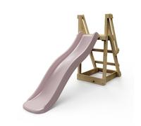 Rebo 6 ft Freestanding Kids Slide - Dusky Pink