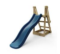 Rebo 6 ft Freestanding Kids Slide - Navy Blue