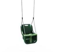 Rebo® Back Supporting Baby Safety Swing Seat, Dark Green | High back seat with Adjustable Ropes, 3 Colours, perfect for outdoor play