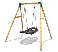 Rebo Boat Swing Seat Garden Single Swing Set For Kids - Single Boat