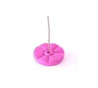(Pink) Rebo Children's Button Swing Seat - Perfect for Swing Sets and Climbing Frames