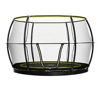 Rebo® Flush FIt Inground Base Jump Trampoline with Halo ll Enclosure - 10ft | OutdoorToys | Kids' Outdoor Trampoline for Gardens, Enclosure Included, Weather Resistant