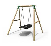 Rebo High Density Fabric Boat Swing Seat Garden Swing Set Single
