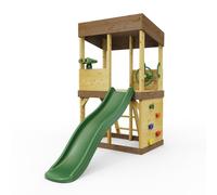 Rebo Lookout Tower with Wave Slide and Adventure Pack Dark Green