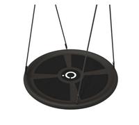 Rebo® Nest Swing Seat - Super XL | Outdoor Toys | Tough, Durable Construction, Supplied with Ropes and Fastenings, Universal Fittings - Fits Most Swing Frames Black