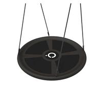 Rebo® Nest Swing Seat - Super XL | Outdoor Toys | Tough, Durable Construction, Supplied with Ropes and Fastenings, Universal Fittings - Fits Most Swing Frames Black
