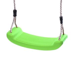 Rebo® Plastic Children's Replacement Swing Seat - Light Green | OutdoorToys | Made from tough wipe-clean plastic, fits most popular makes of swing frames, supplied with ropes
