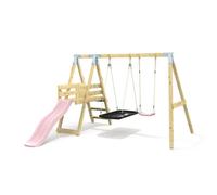 Premium Double Swing with Deck - Flex and Boat Dusky Pink
