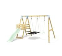 Premium Double Swing with Deck - Flex and Boat Mint Green