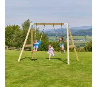 Premium Double Garden Swing for Kids and Baby - Navy Blue
