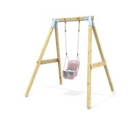 Rebo Premium Single Swing - Baby Dusky Pink Rebo Pink