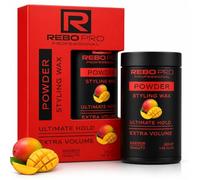 REBO PRO Professional Powder Styling Wax 30g, Hair Styling Powder for Men, Strong Hold, Matte Finish, Instant Volume & Texture, Non-Greasy, Long Lasting, Mango